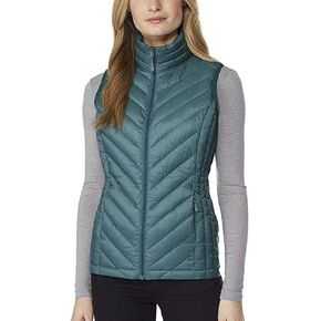 Womens Packable Vest, Cold Green, Small