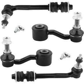 Set of 4, Front & Rear Sway Bar Links Kit Stabilizer Bar Links Compatible with Dodge Durango 2004-2009, Aspen 2007-2009, Replace # K80947 K750026