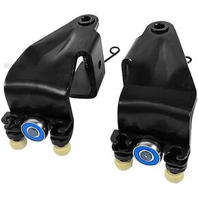 1 Pair Left And Right Sliding Door Roller Middle Bracket Compatible with Honda Odyssey 2005-2010
