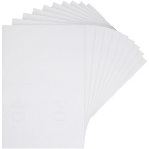 MECCANIXITY Dollhouse Floorboards 12 Inch x 8 Inch Dollhouse Wallpaper and Flooring Silk Pattern White for Dollhouse Sand Table Model Accessories 10 Pcs