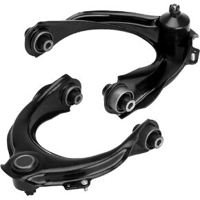 Front Upper Lower Control Arm for 2004-2008 Acura TSX,2003-2007 Honda Accord with Ball Joint Assembly + Sway Bar End Link + Outer Inner Tie Rod End Suspension Kit