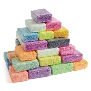 Colorations IncredibleFoam Dough, 4 Colors, 3 1/2 ounces each, Plastic Tubs for Storage, Foam Modeling Dough for Kids, Mess Free Dough, Sensory Modeling Dough, Non Drying for Reshaping, Non Toxic