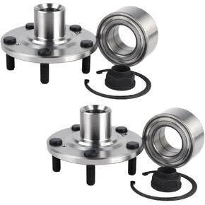 Autoround Pair BR930580K Front Wheel Bearing and Hub Assembly Compatible with Honda CR-V 2002-2006, Element 2003-2011