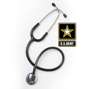 U.S. Army Cardiology Stethoscope Single Head for Medical and Clinical Use - 27 inch