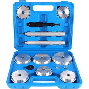 Heavy Duty Pinion Bearing Race Driver Set for Trucks 2-11/16" to 4-1/8" for use on 1/2 and 3/4 ton Ford, Dodge and GM Pickups, 11 PCS