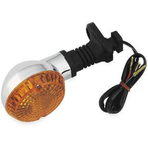 BikeMaster Motorcycle Turn Signal Left Front Compatible for 1990 Kawasaki EN450A 454 LTD
