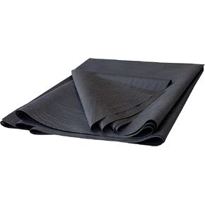 House2Home 24 Inch x 3 Yard Upholstery Black Cambric Dust Cover Fabric Replacement for Sofas, Dining Chairs, Conceals Frame and Staples Inside Furniture