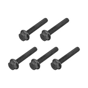 مسامير رأس سداسية ذات حواف (M12x25mm) 6 قطع، مسمار شفة مسنن سداسي الشكل بالكامل - لمثبتات أجهزة البناء المنزلية