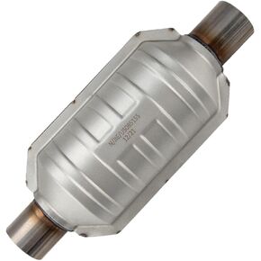 KAX 2" Catalytic Converter 2 Inch Inlet/Outlet fit for Universal Catalytic Converter High Performance Stainless Steel 1PC (EPA Compliant)
