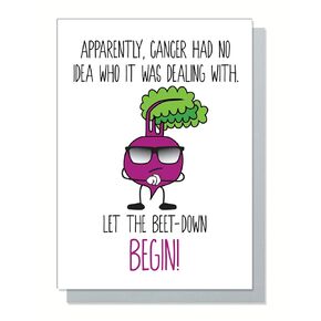 PRESS and POUR Funny Cancer Card, Encouragement Card, Support Card, Get Well Card, Cancer Card, Cancer Support Card