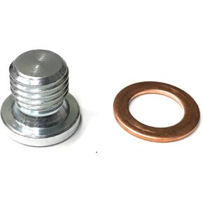 REPLACEMENTKITS.COM Brand Crankcase Engine Oil Drain Plug & Washer Fits Polaris ACE General Ranger RZR Scrambler 570 900 1000 & Others Replaces 7052306