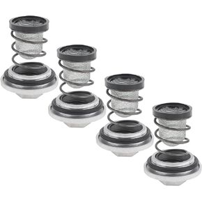 Windance GY6 50cc 125cc 150cc Oil Drain Plug Kit for QMB139 157QMJ Engine Scooter Moped with Sealing Ring, Spring, Oil Filter (4PCS)