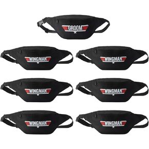 Pop Fizz Designs Bachelor Fanny Packs | Groom and Wingman Fanny Packs (7)