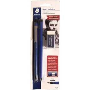 Staedtler Mars Technical Mechanical Pencil Set, Blue, (788 SBK4)
