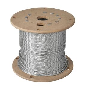5/32 7x19 Galvanized Aircraft Wire Rope Cable 500 Foot Reel