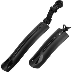Oumers Children's Cycling Fenders,Kid's Bike Tires Mud Fenders Easy Install Bike Fenders Cycling Mudguard Bicycle Mudguard Portable Bicycle Fenders Adjustable Front and Rear Mud Guard for 12 to 16In
