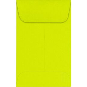 LUXPaper #1 Coin Envelopes | 2 1/4" x 3 1/2" | Wasabi Green | 80lb. Text | 1,000 Qty