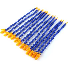 Round Flat nose Lathe CNC Machine Adjustable Cooling Pipe Hose,12pcs Flexible Water Oil Coolant Pipe Hose,for Lathe, Milling, CNC Machine, Hydraulic Machinery, Flexible Water Oil Coolant Pipe Hos