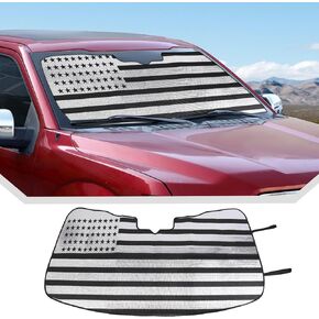 JeCar for F150 Windshield Sunshade Front Window Sun Shade Foldable Sun Visor for Ford F150 2015-2020