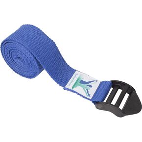 Pain Free At Sea-Posture Therapy Strap/Yoga Belt (AQUA)-Intended for Egoscue Execises, Yoga, Pilates-BEST NON SLIP BUCKLE