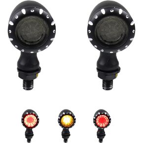 Universal Rear LED Turn Signals Brake Lights Motorcycle Running Light Compatible With Harley Kawasaki Honda Suzuki Yamaha