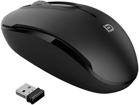 MiraCase Comfortable 2.4 GHz Long Range Silent Wireless Mouse | 1600 DPI | 30ft Working Distance | Battery Included | Black in Saudi Arabia
