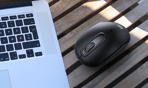 MiraCase Comfortable 2.4 GHz Long Range Silent Wireless Mouse | 1600 DPI | 30ft Working Distance | Battery Included | Black in Saudi Arabia