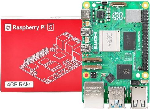 Raspberry Pi 5 4GB لوحة واحدة 2.4 جيجا هرتز رباعية النواة Cortex-A76 ذراع 64 بت (لوحة 4 جيجا بايت) in Kuwait