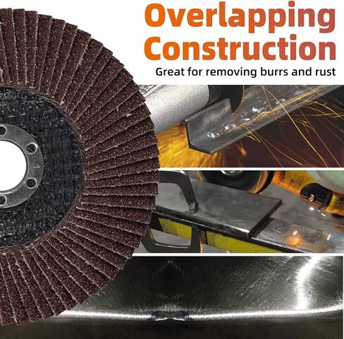 20 قطعة من عجلة طحن الصنفرة، قرص قلاب مقاس 4 بوصة، قرص صنفرة قلاب، عجلة طحن 60 حبيبة لصنفرة الخشب والمعادن in Kuwait