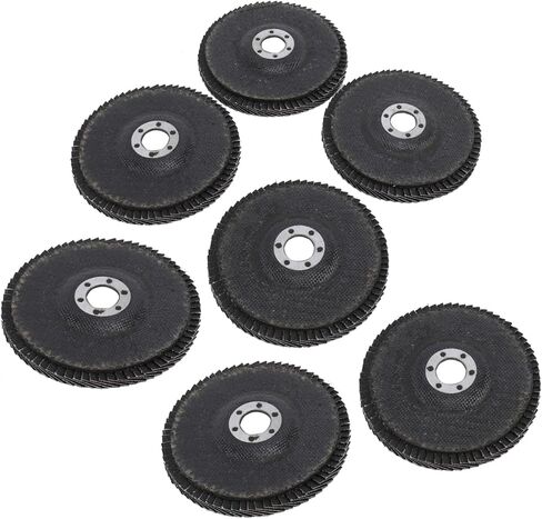 20 قطعة من عجلة طحن الصنفرة، قرص قلاب مقاس 4 بوصة، قرص صنفرة قلاب، عجلة طحن 60 حبيبة لصنفرة الخشب والمعادن in Kuwait