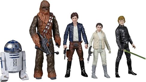 STAR WARS Celebrate The Saga Toys Rebel Alliance Figure Set, 3.75-Inch-Scale Collectible Action Figure 5-Pack, Toys for Kids Ages 4 & Up (Amazon Exclusive) in Saudi Arabia