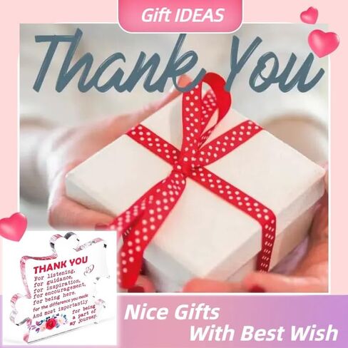YATOJUZI Thank You Gifts,Gifts for Women Men,4.7 x 5.0" Big Acrylic Puzzle Piece,Appreciation Gifts for Teacher,Gifts for Friends Bestie in Saudi Arabia