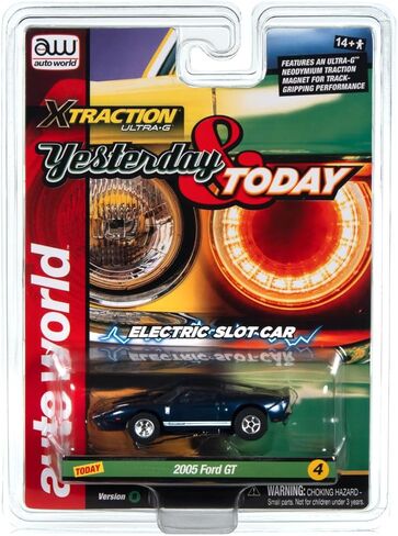Auto World Xtraction 2005 Ford GT (Blue) HO Scale Slot Car in Kuwait