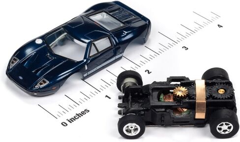 Auto World Xtraction 2005 Ford GT (Blue) HO Scale Slot Car in Kuwait