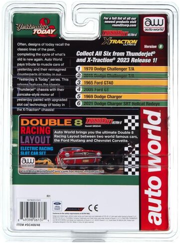 Auto World Xtraction 2005 Ford GT (Blue) HO Scale Slot Car in Kuwait