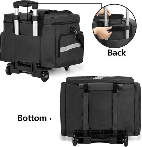 Trunab Rolling Medical Equipment Storage Bag,First Aid Kits Bag for Nurses and Doctors,EMT, EMS in Saudi Arabia