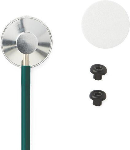 Medline Single-Head Stethoscope with 22" Long Tubing, Hunter Green, Lightweight and Durable in Saudi Arabia