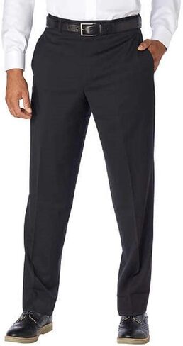 Kirkland Signature Men's 100% Wool Flat Front Dress Pants in Saudi Arabia