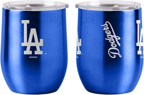 Boelter Brands MLB Los Angeles Dodgers Drink Tumbler Steel 16 Curved, Team Colors, One Size in Saudi Arabia