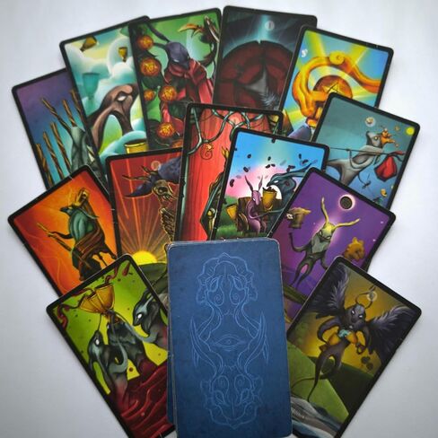 Lepus Tarot، التارو الحديث، بطاقات أوراكل، الأرنب، الأرنب، المنحرف، بطاقات التارو مع كتاب دليل (الإصدار الأساسي) in Kuwait