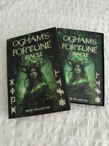 بطاقات أوغام فورتشن أوراكل سلتيك مع دليل كتاب الأحرف الرونية كتاب سلتيك فورتشن أوراكل روح أوراكل ديك in Kuwait