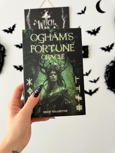 بطاقات أوغام فورتشن أوراكل سلتيك مع دليل كتاب الأحرف الرونية كتاب سلتيك فورتشن أوراكل روح أوراكل ديك in Kuwait