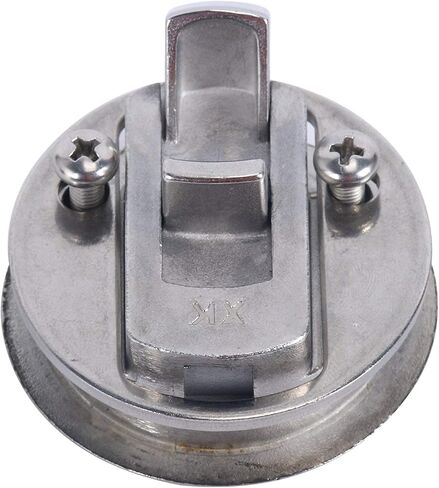 Amarine Made 2 بوصة مزلاج سحب دافق من الفولاذ المقاوم للصدأ مستدير من أجل RV Boat Marine Deck Hatch 1/4 بوصة خزانة باب سحب قفل حزمة من 2 in Saudi Arabia