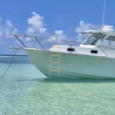 Portable Boat Rope Ladder for Inflatable Boat, Kayak, Motorboat, Canoeing (4 Step) in Kuwait