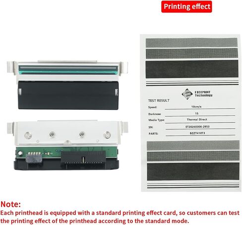 New Printhead for Zebra ZT410 ZT411 Thermal Barcode Label Printer 203dpi - Spare Part/OEM Replacement Thermal Print Head Compatible with Zebra ZT410/ZT411 Printhead - Part P1058930-009 in Saudi Arabia