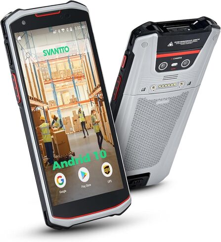 ماسح الباركود POS Android المحمول، كمبيوتر محمول Android 10 بشاشة كاملة 5.5 بوصة، N6602، 1D/2D/QR، اتصال 2/3/4G WiFi BT، المساعد الرقمي الشخصي المحمول للمستودعات والبيع بالتجزئة in Kuwait