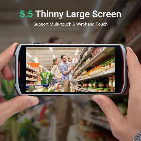 ماسح الباركود POS Android المحمول، كمبيوتر محمول Android 10 بشاشة كاملة 5.5 بوصة، N6602، 1D/2D/QR، اتصال 2/3/4G WiFi BT، المساعد الرقمي الشخصي المحمول للمستودعات والبيع بالتجزئة in Kuwait
