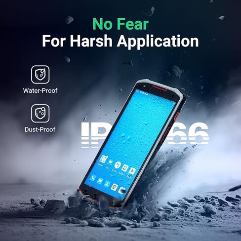ماسح الباركود POS Android المحمول، كمبيوتر محمول Android 10 بشاشة كاملة 5.5 بوصة، N6602، 1D/2D/QR، اتصال 2/3/4G WiFi BT، المساعد الرقمي الشخصي المحمول للمستودعات والبيع بالتجزئة in Kuwait