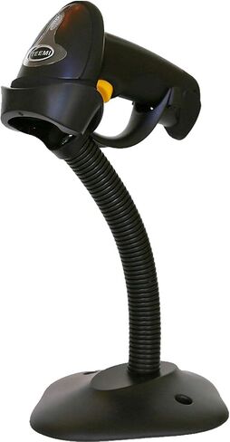 TEEMI Wireless Barcode Scanner Handheld Automatic 1D Laser Rechargeable Bar Code Reader USB Plug and Play with 2.4G Receiver for Windows PC Mac OS Linux (No stand) in Saudi Arabia