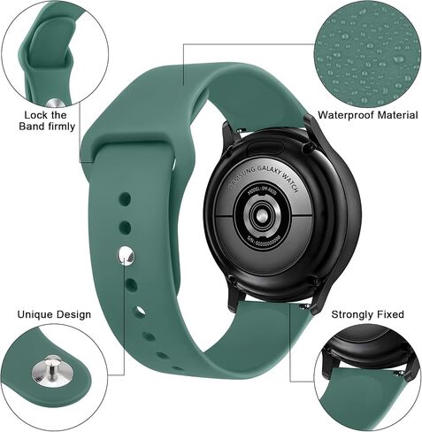 Meliya Bands for Moonswatch Watch, Soft Silicone Strap Compatible with Omega X Swatch Moonswatch Speedmaster/Rolex/SEIKO 20mm Watch, Swatch Omega Moonswatch Speedmaster Watch Replacement Band for Women Men in Saudi Arabia